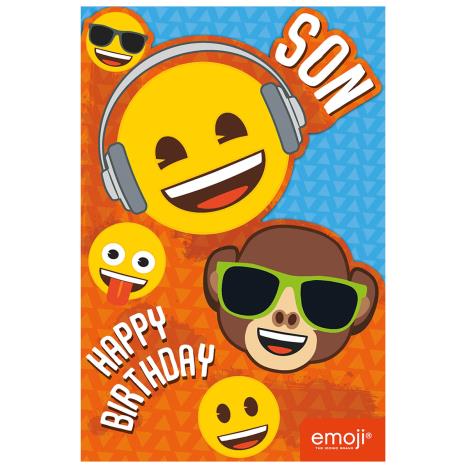 Emoji Faces Son Birthday Card £2.79